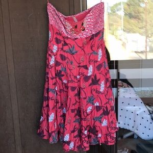 Free People strapless sundress